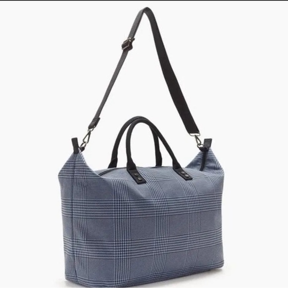 Lulu Dharma Traveler Weekender Tote Bag, Teal/Beige NWT Still in pkg - Picture 14 of 14